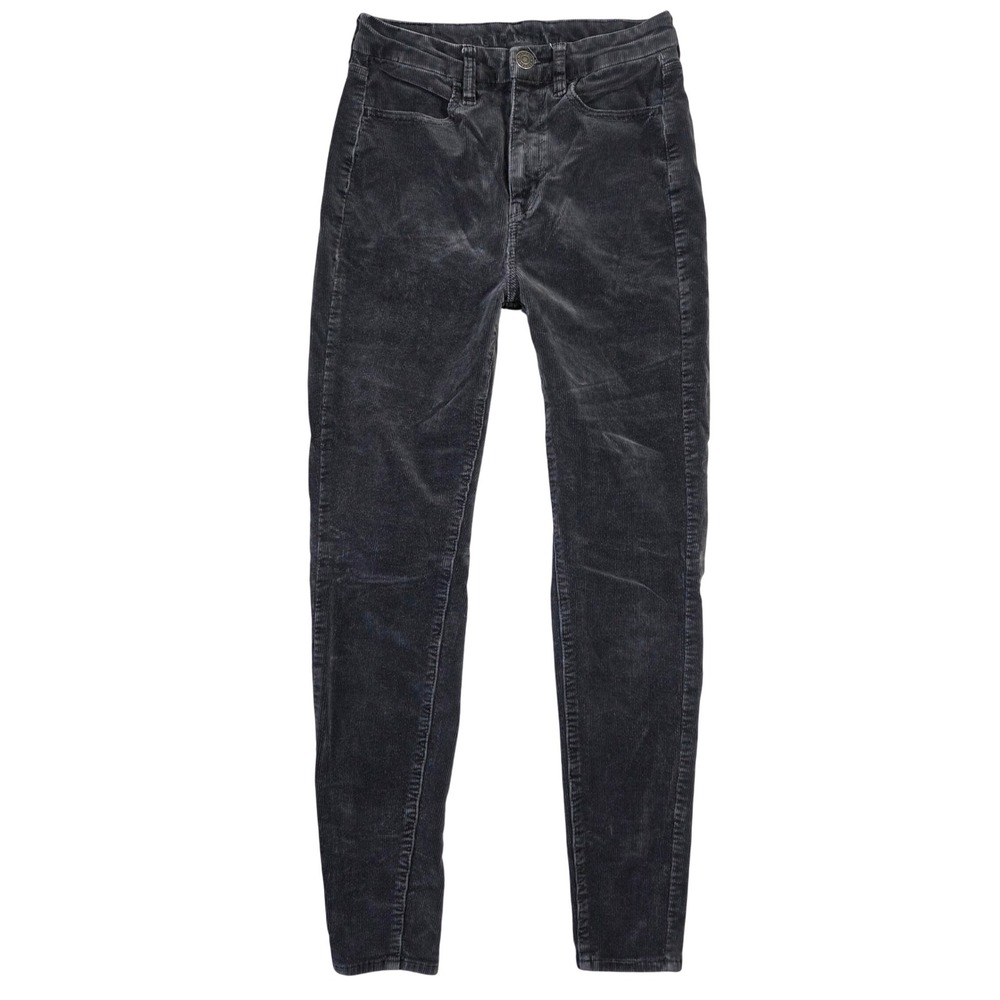 American Eagle Skinny Corduroy Pants Womens 4 Regular Super Stretch High Rise